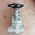 API602 a forgé la valve de porte NPT d&#39;extrémité de fil d&#39;acier inoxydable F316L